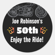 Motorfiets met vlammen 50ste of om het even welke 