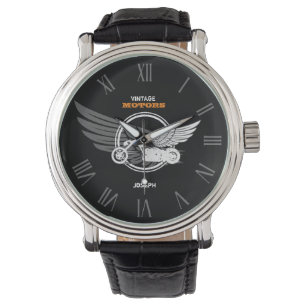 motorfiets met vleugelhorloge horloge