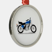 Motorfiets Metalen Ornament (Rechts)