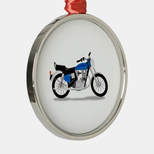 Motorfiets Metalen Ornament (Rechts)