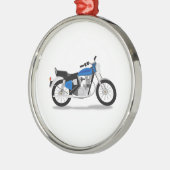 Motorfiets Metalen Ornament (Links)