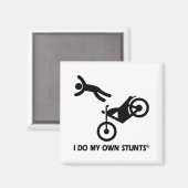 Motorfiets Mijn eigen stunts Magneet (Voorkant / Achterkant)