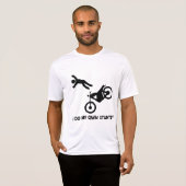 Motorfiets Mijn eigen stunts T-shirt (Voorkant volledig)