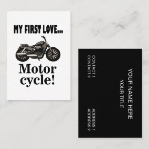 Motorfiets monteur reparatie service motorfiets visitekaartje