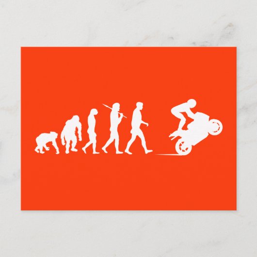 Motorfiets Moto GP bikers evolueren Briefkaart (Voorkant)