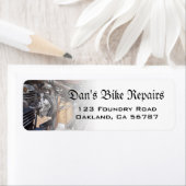 Motorfiets Motor Aangepaste Adresetiketten Etiket (Insitu)