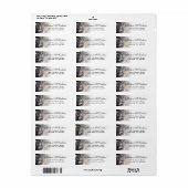 Motorfiets Motor Aangepaste Adresetiketten Etiket (Full Sheet)