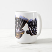 Motorfiets Motor Koffie Koffiemok (Voorkant rechts)