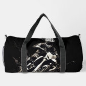 Motorfiets Motorcross Biker Groot Plunjezak (Achterkant)