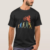 Motorfiets Motorcross Evolution Vuil Ride Off Roa T-shirt (Voorkant)