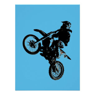 Motorfiets Motorcross Extreme Sportfiets Perfect Poster