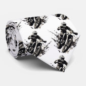 Motorfiets Motorcross Sport Stropdas (Opgerold)