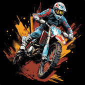 Motorfiets Motorcross Sport Stropdas