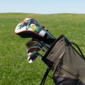 Motorfiets, motorfiets - Anime French Bulldog 008 Golfheadcover (Insitu)