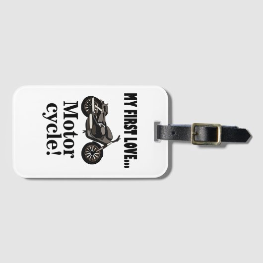 Motorfiets motorfiets bagagelabel (Voorkant (horizontaal))