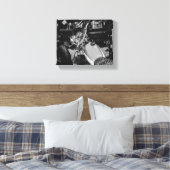 Motorfiets motorfiets, fietser, inferiedoek canvas afdruk (Insitu (Slaapkamer))