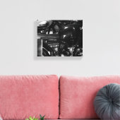 Motorfiets motorfiets, fietser, inferiedoek canvas afdruk (Insitu (Woonkamer))