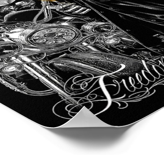 Motorfiets Motorfiets Mechanic Hallowe Poster (Hoek)