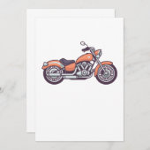  motorfiets motorfiets met motorfiets, motorfiets  bedankkaart (Voorkant / Achterkant)