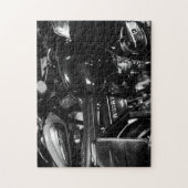 Motorfiets motorfiets, motorfiets legpuzzel (Verticaal)