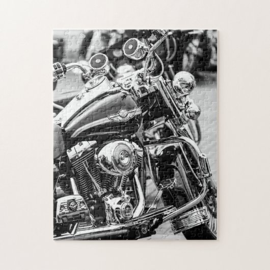 Motorfiets motorfiets, motorfiets legpuzzel (Verticaal)