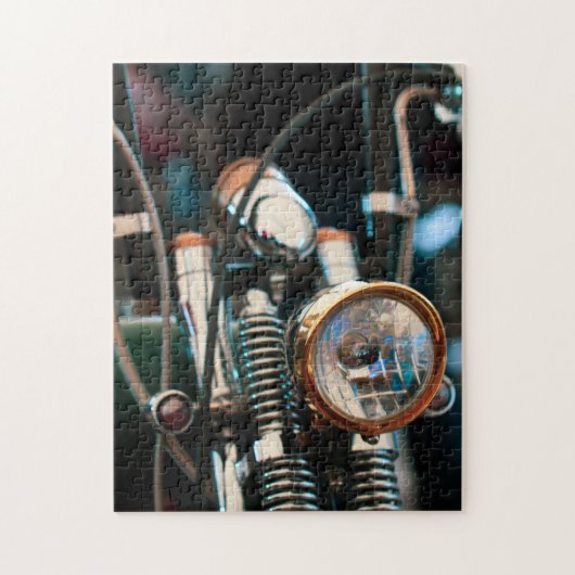 Motorfiets motorfiets, motorfiets legpuzzel (Verticaal)