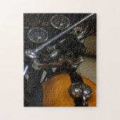 Motorfiets motorfiets, motorfiets legpuzzel (Verticaal)