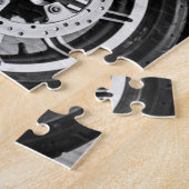 Motorfiets motorfiets, motorfiets legpuzzel (Zijkant)