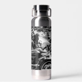 Motorfiets motorfiets, motorfiets waterfles (Achterkant)