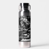 Motorfiets motorfiets, motorfiets waterfles (Voorkant)