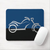 motorfiets motorfiets muismat (Met muis)