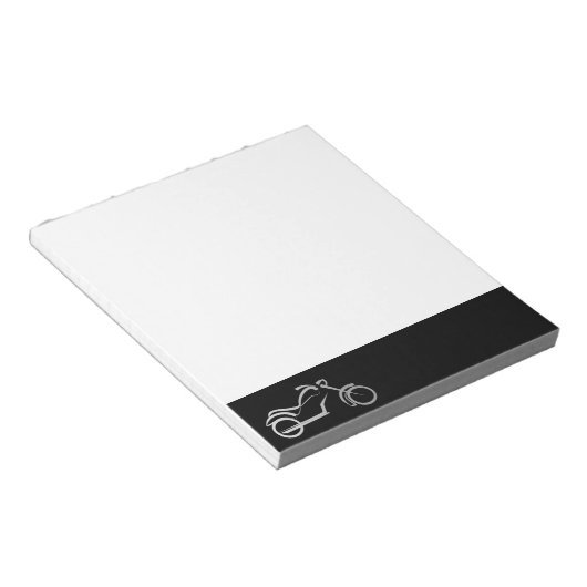 motorfiets motorfiets notitieblok (Schuin)