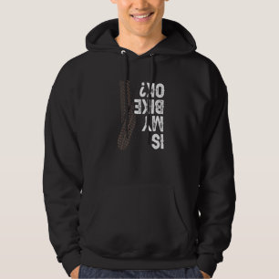 Motorfiets motorfiets Rider is mijn bijk OK Hoodie