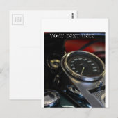 Motorfiets Motorrijder Briefkaart (Voorkant / Achterkant)