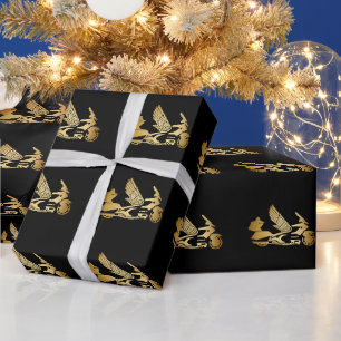 Motorfiets motorrijder goldwing stijl cadeaupapier