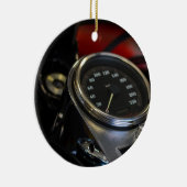 Motorfiets Motorrijder Keramisch Ornament (Rechts)