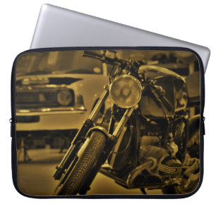 Motorfiets Motorrijder Laptop Hoes
