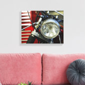 Motorfiets Motorrijder Rijder Fiets Canvas Afdruk (Insitu (Woonkamer))