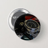 Motorfiets Motorrijder Ronde Button 5,7 Cm (Voorkant /achterkant)