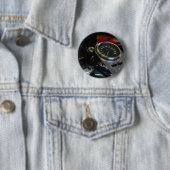 Motorfiets Motorrijder Ronde Button 5,7 Cm (In situ)