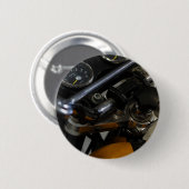 Motorfiets Motorrijder Ronde Button 5,7 Cm (Voorkant /achterkant)
