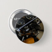 Motorfiets Motorrijder Ronde Button 5,7 Cm (Voorkant /achterkant)