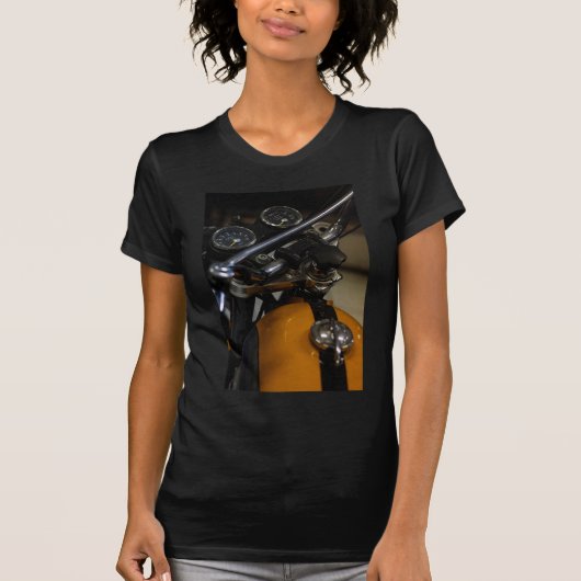 Motorfiets Motorrijder T-shirt (Voorkant)
