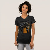 Motorfiets Motorrijder T-shirt (Voorkant volledig)