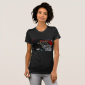 Motorfiets Motorrijder T-shirt (Voorkant volledig)