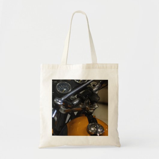 Motorfiets Motorrijder Tote Bag (Voorkant)