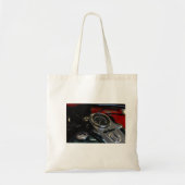 Motorfiets Motorrijder Tote Bag (Voorkant)