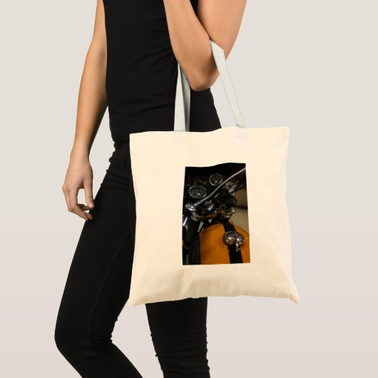 Motorfiets Motorrijder Tote Bag (Voorkant (product))