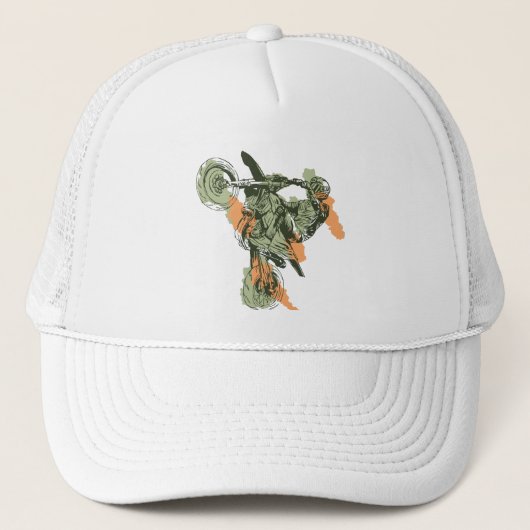 Motorfiets - Off Road Biker Trucker Pet (Voorkant)
