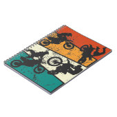 Motorfiets -off-Road Enduro Notitieboek (Linkerzijde)